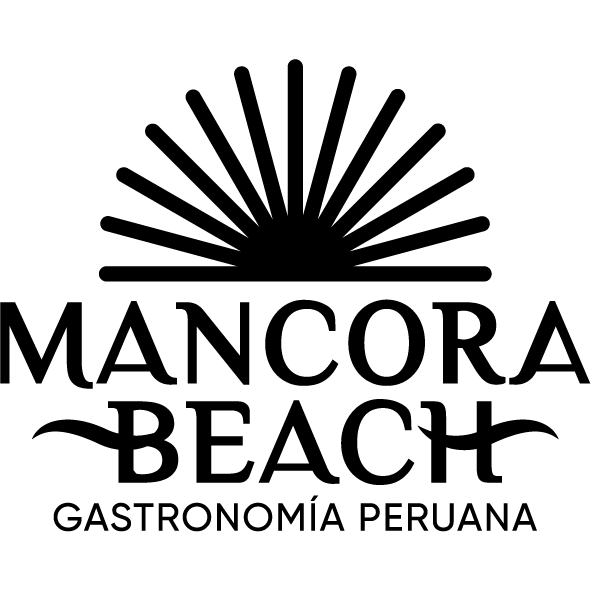 logotipo mancora beach gastronomia peruana